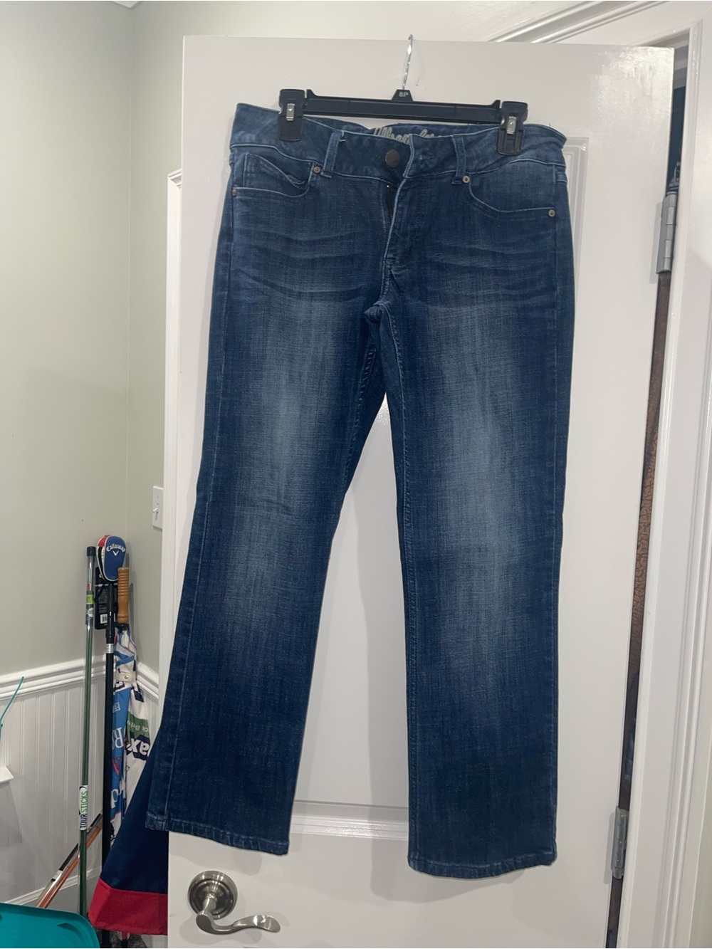 Wrangler Women’s Dark Blue Straight Leg Jeans